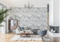Ethereal Palm Frond Sketch Wallpaper⁠