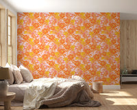 Sunset Orchard Botanical Blooms Wallpaper⁠
