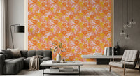 Sunset Orchard Botanical Blooms Wallpaper⁠