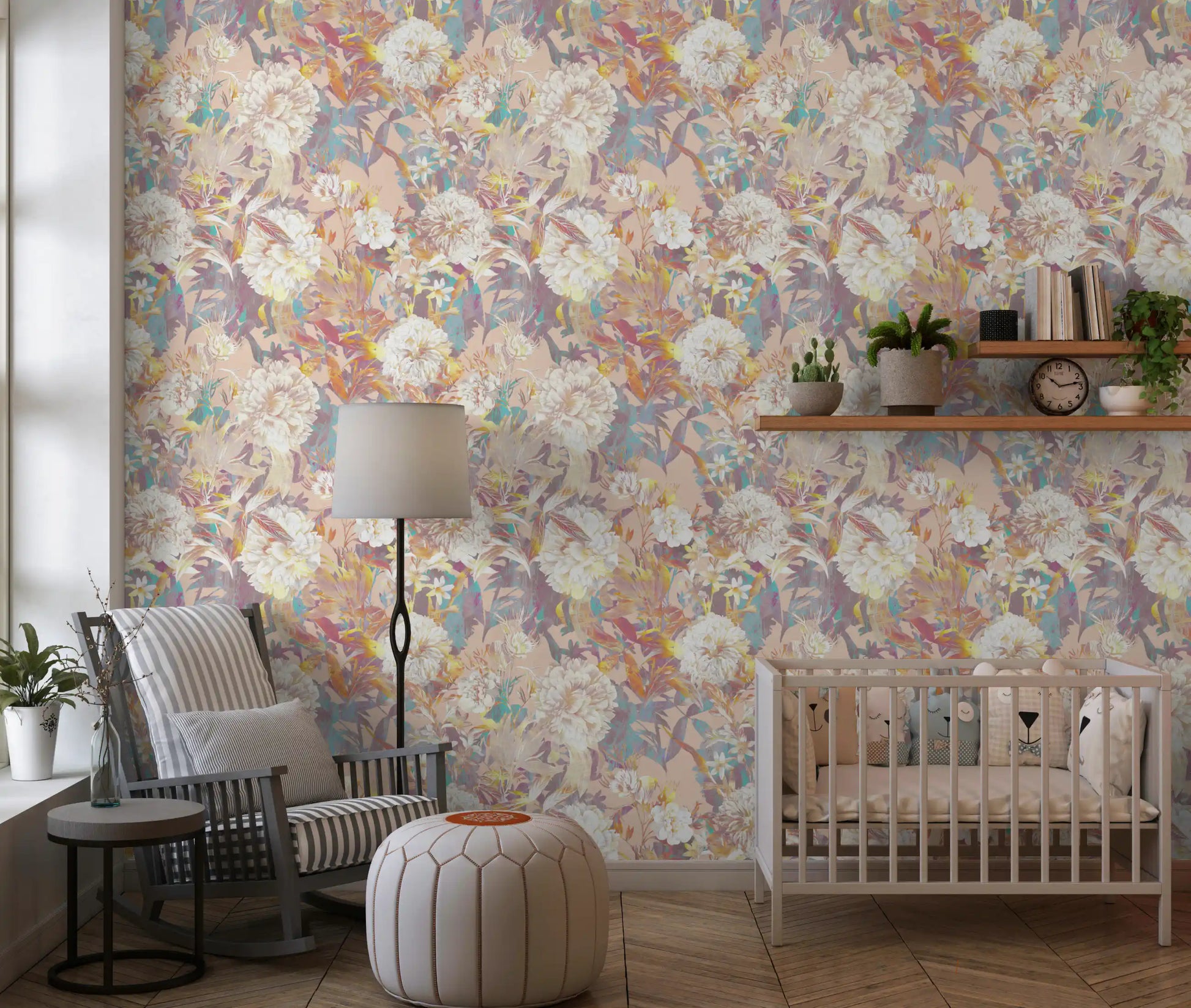 Ethereal Botanical Garden Wallpaper⁠