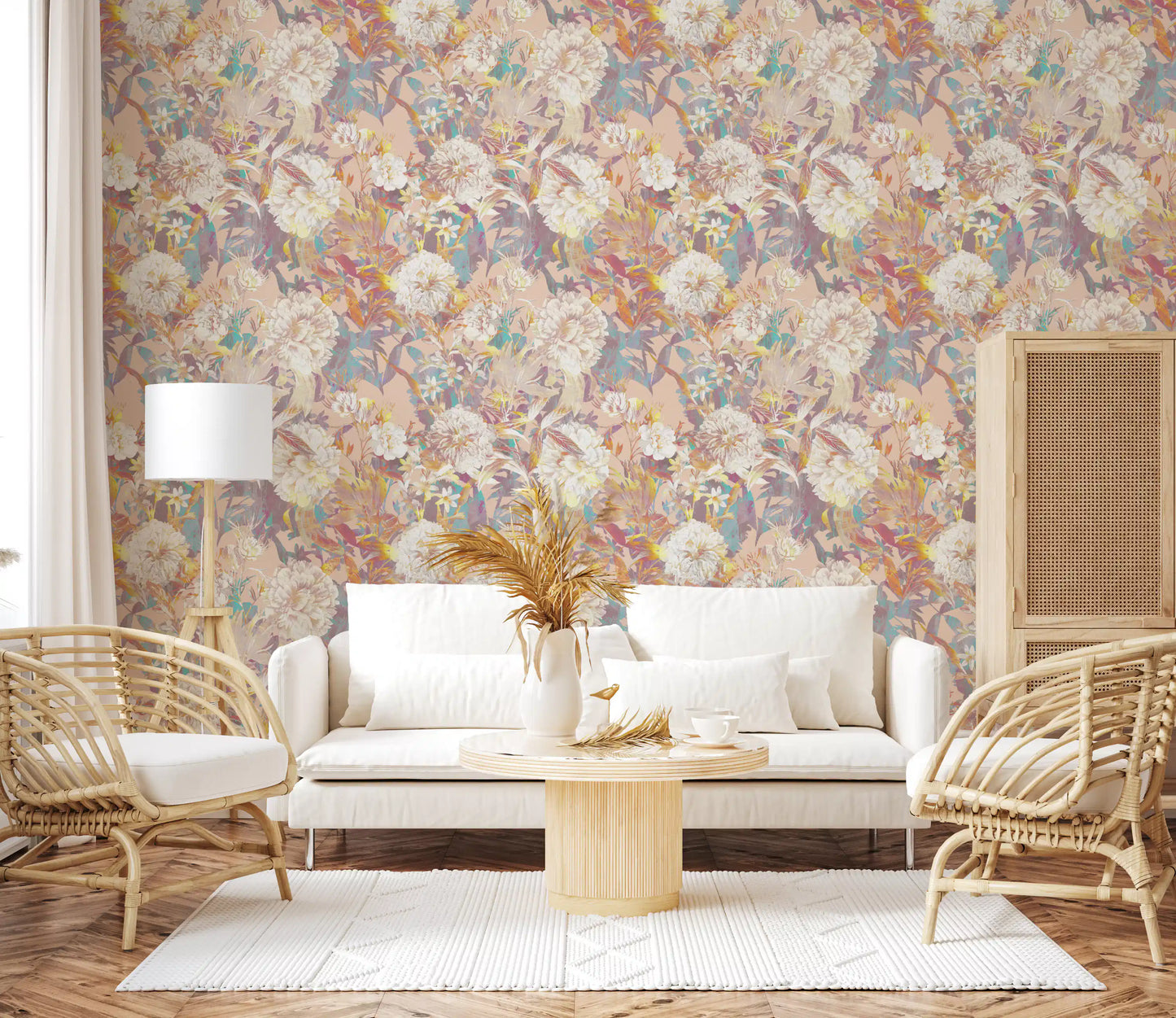 Ethereal Botanical Garden Wallpaper⁠