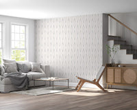 Minimalist Soft Gray Curves Wallpaper⁠