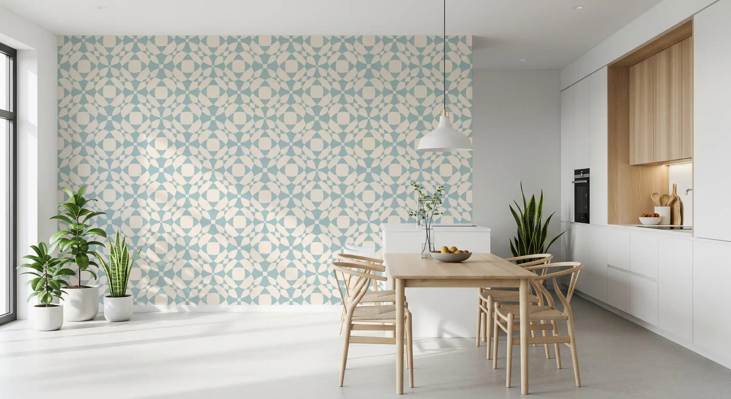 Interlocking Serenity Curves Wallpaper⁠