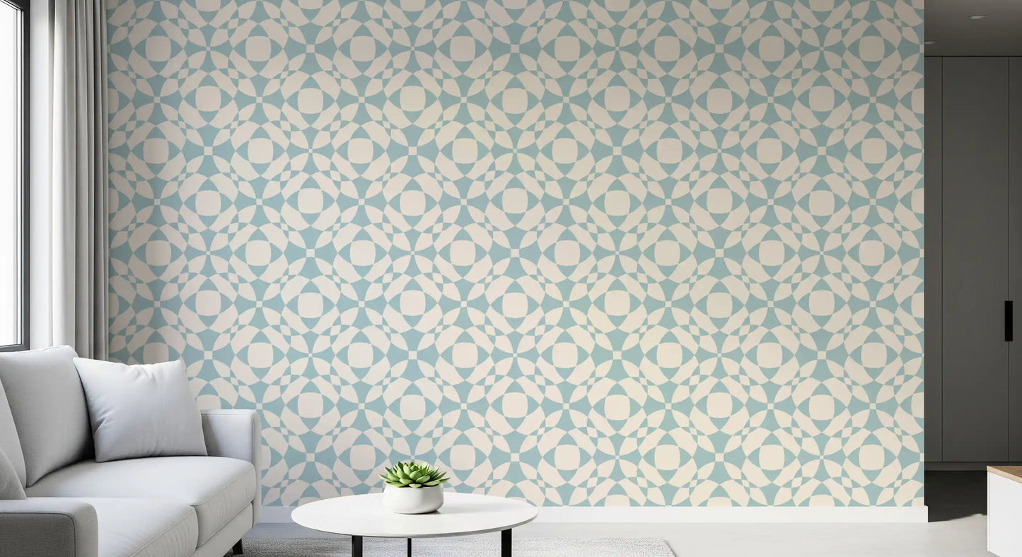Interlocking Serenity Curves Wallpaper⁠