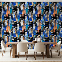 Abstract Painted Strokes Wallpaper⁠