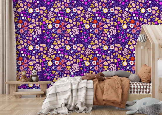 Boho Whimsical Petals Wallpaper⁠