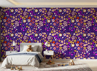 Boho Whimsical Petals Wallpaper⁠