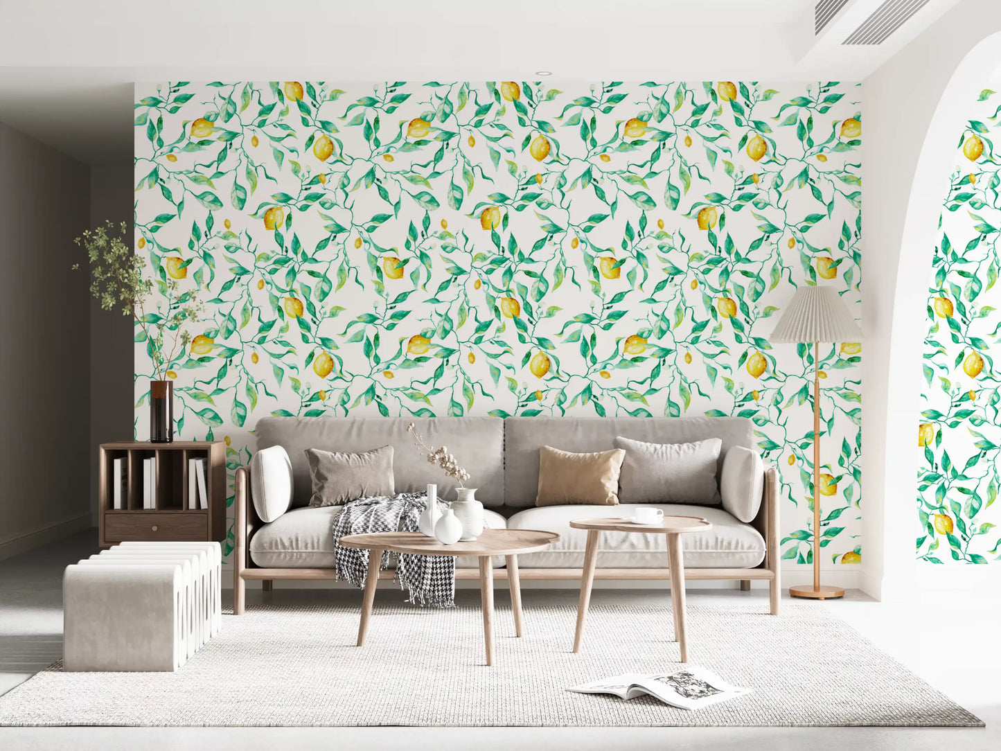 Mediterranean Citrus Grove Orchard Wallpaper⁠