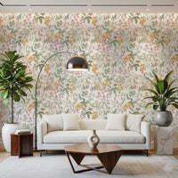 Botanical Butterfly Garden Meadow Wallpaper⁠
