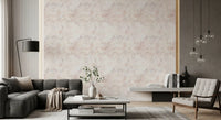 Soft Blush Marble Vein Wallpaper⁠