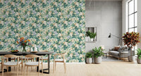 Vintage Botanical English Garden Flora Wallpaper⁠