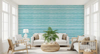 Organic Teal Stroke Texture Wallpaper⁠
