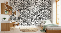 Abstract Monochrome Doodles Wallpaper⁠