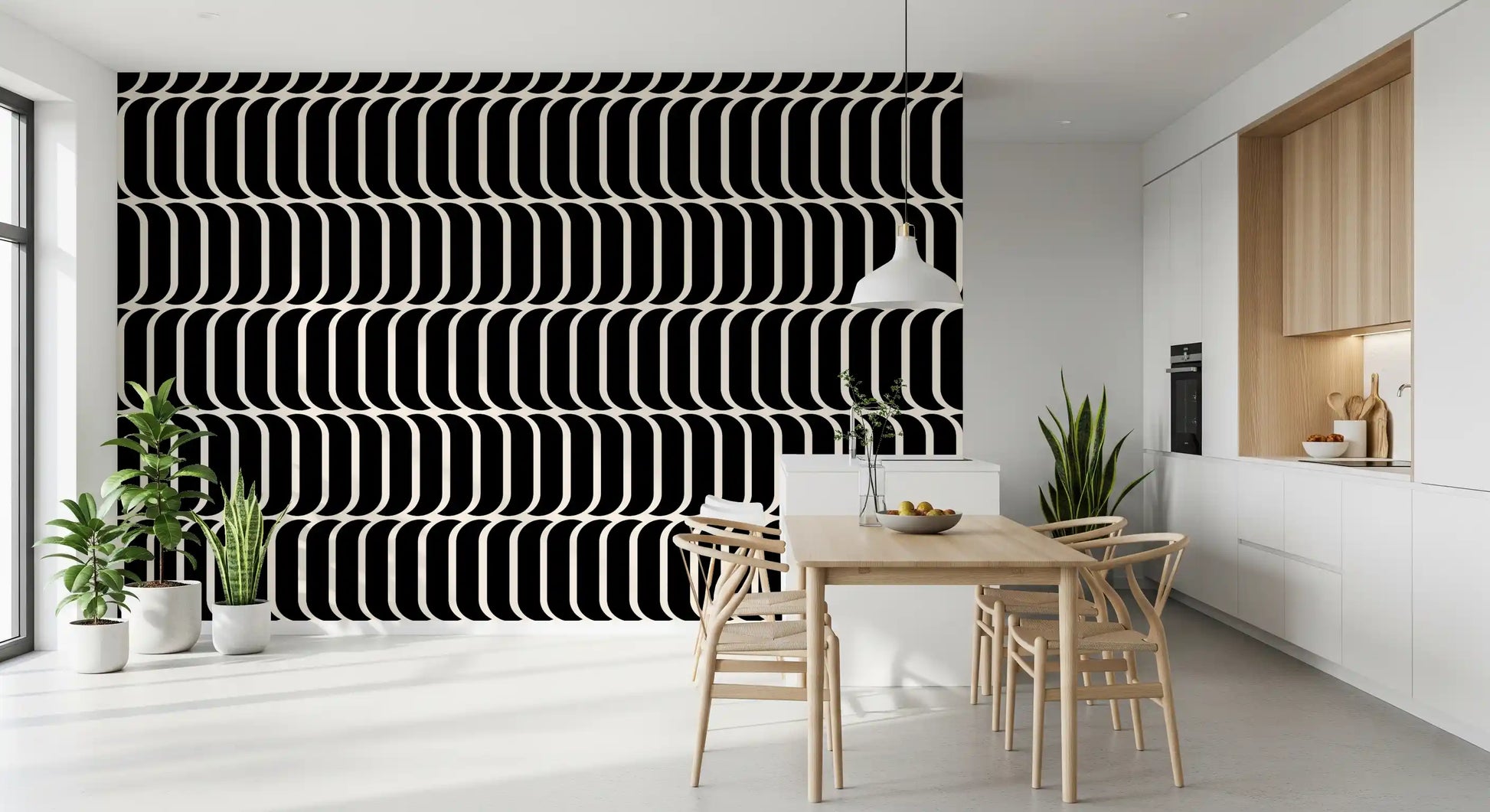 Minimalist Arch Geometric Wallpaper⁠