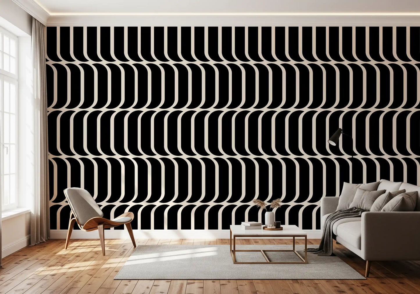 Minimalist Arch Geometric Wallpaper⁠
