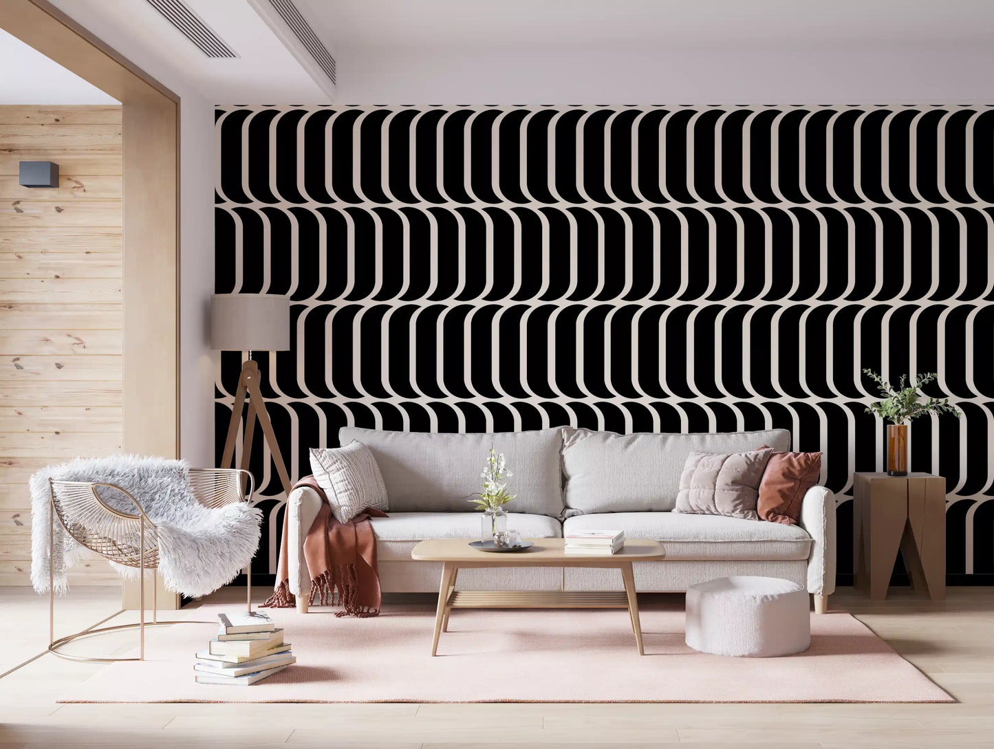 Minimalist Arch Geometric Wallpaper⁠