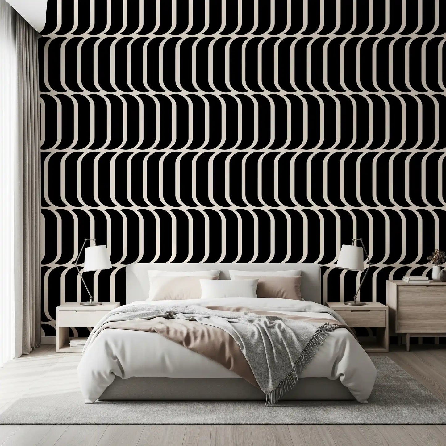 Minimalist Arch Geometric Wallpaper⁠