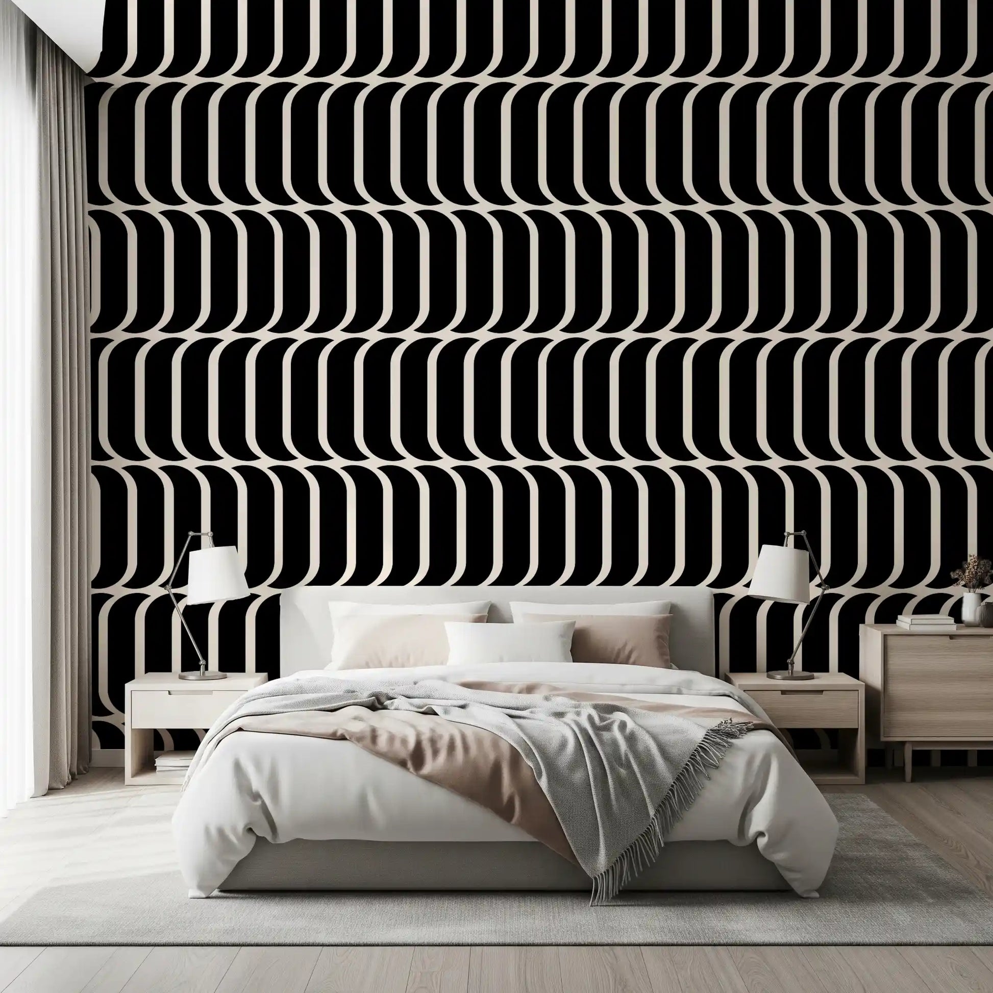 Minimalist Arch Geometric Wallpaper⁠