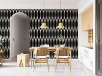 Minimalist Vertical Geometric Lattice Wallpaper⁠