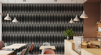 Minimalist Vertical Geometric Lattice Wallpaper⁠
