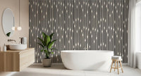 Interlocking Monochromatic Stripes Wallpaper⁠