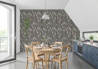 Interlocking Monochromatic Stripes Wallpaper⁠