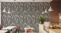 Interlocking Monochromatic Stripes Wallpaper⁠