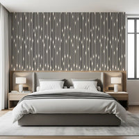 Interlocking Monochromatic Stripes Wallpaper⁠
