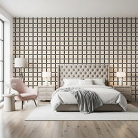 Minimalist Black Grid Wallpaper⁠