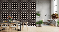 Minimalist Monochrome Geometric Grid Wallpaper⁠