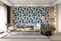Midnight Cherry Blossom Trails Wallpaper⁠