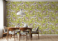 Lush Botanical Garden Foliage Wallpaper⁠
