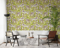 Lush Botanical Garden Foliage Wallpaper⁠