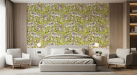 Lush Botanical Garden Foliage Wallpaper⁠