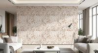 Soft Earthy Abstract Collage Wallpaper⁠