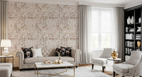 Soft Earthy Abstract Collage Wallpaper⁠