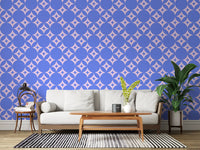 Geometric Starburst Pattern Wallpaper⁠