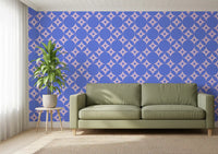 Geometric Starburst Pattern Wallpaper⁠