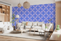 Geometric Starburst Pattern Wallpaper⁠