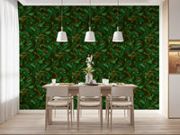 Fluid Camo Texture in Earth Tones Wallpaper⁠