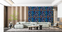 Interwoven Retro Curves Wallpaper⁠