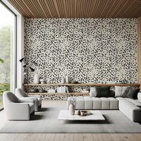 Monochrome Spotted Artistry Wallpaper⁠