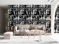 Stark Graphic Ink Strokes Wallpaper⁠