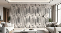 Monochrome Vertical Brushstroke Wallpaper⁠