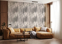 Monochrome Vertical Brushstroke Wallpaper⁠
