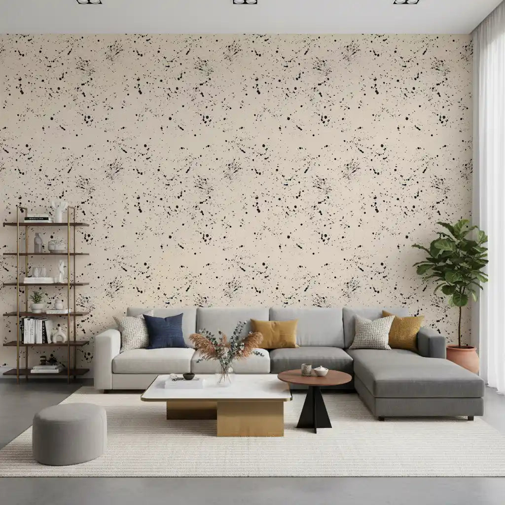 Ink Splatter Minimalism Wallpaper⁠