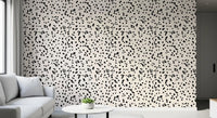 Black and Cream Ink Splatter Wallpaper⁠