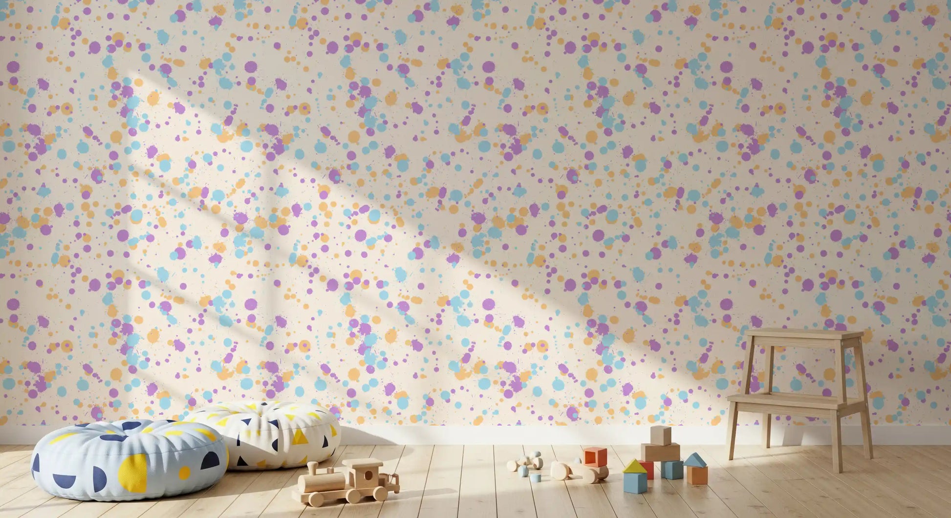 Painterly Dot Composition Wallpaper⁠