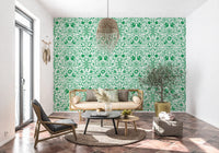 Whimsical Woodland Greenery Wallpaper⁠