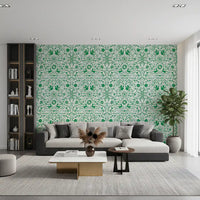 Whimsical Woodland Greenery Wallpaper⁠